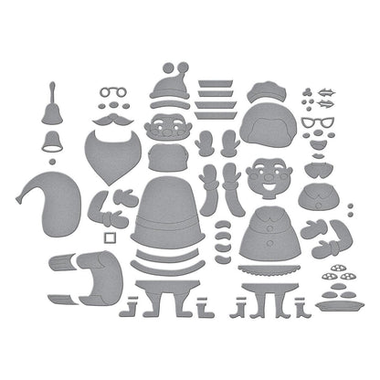 Spellbinders The Clauses Die Set - CraftSource Market: Craft Supplies & Kits Spellbinders > Dies > Christmas > Craft Die Set