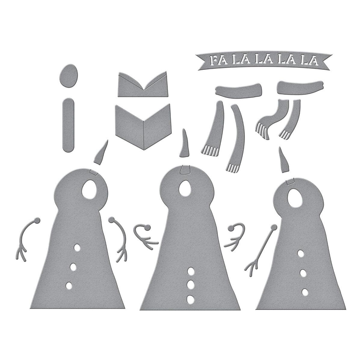 Spellbinders The Snow Notes Die Set - CraftSource Market: Craft Supplies & Kits Spellbinders > Dies > Music > Craft Die Set