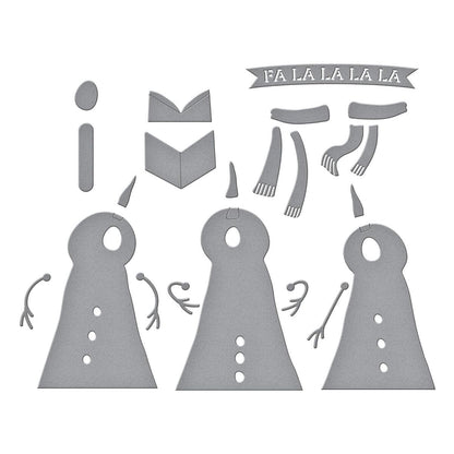 Spellbinders The Snow Notes Die Set - CraftSource Market: Craft Supplies & Kits Spellbinders > Dies > Music > Craft Die Set
