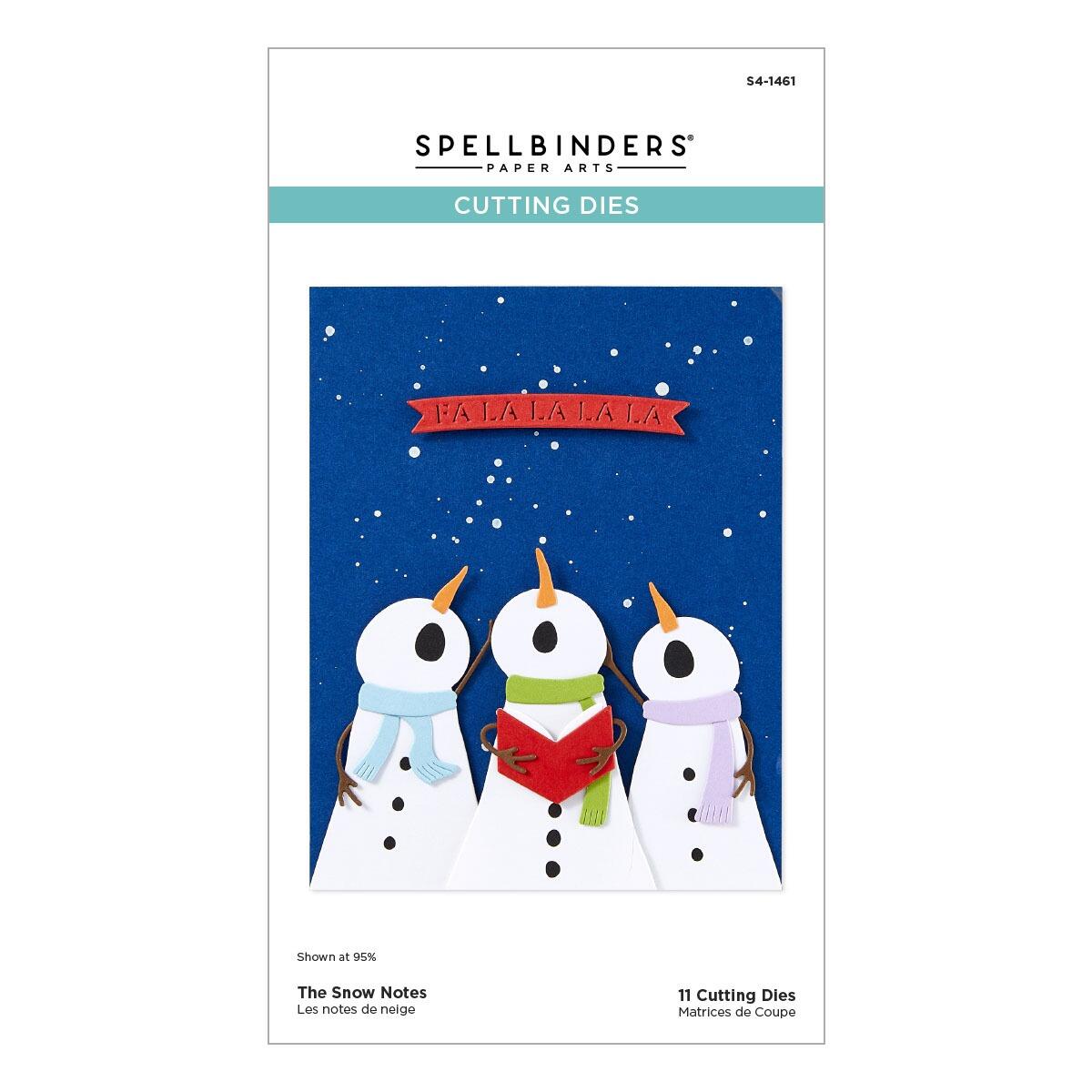 Spellbinders The Snow Notes Die Set - CraftSource Market: Craft Supplies & Kits Spellbinders > Dies > Music > Craft Die Set