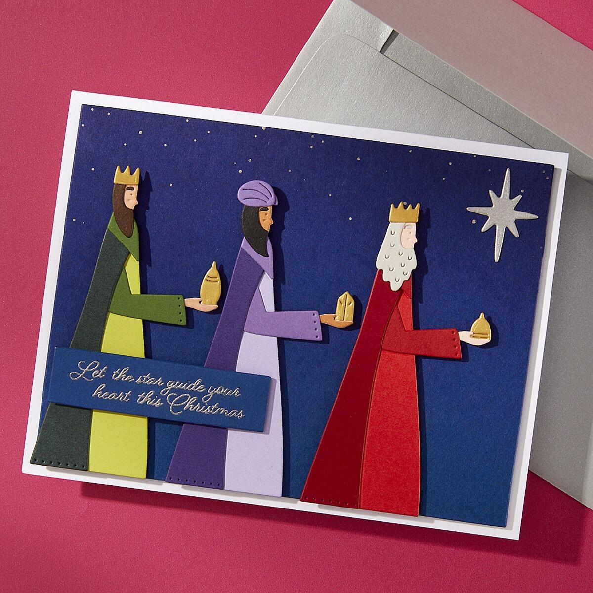 Spellbinders The Three Magi Stamp & Die Set - CraftSource Market: Craft Supplies & Kits Spellbinders > Stamps > Christmas > Craft Stamp Set