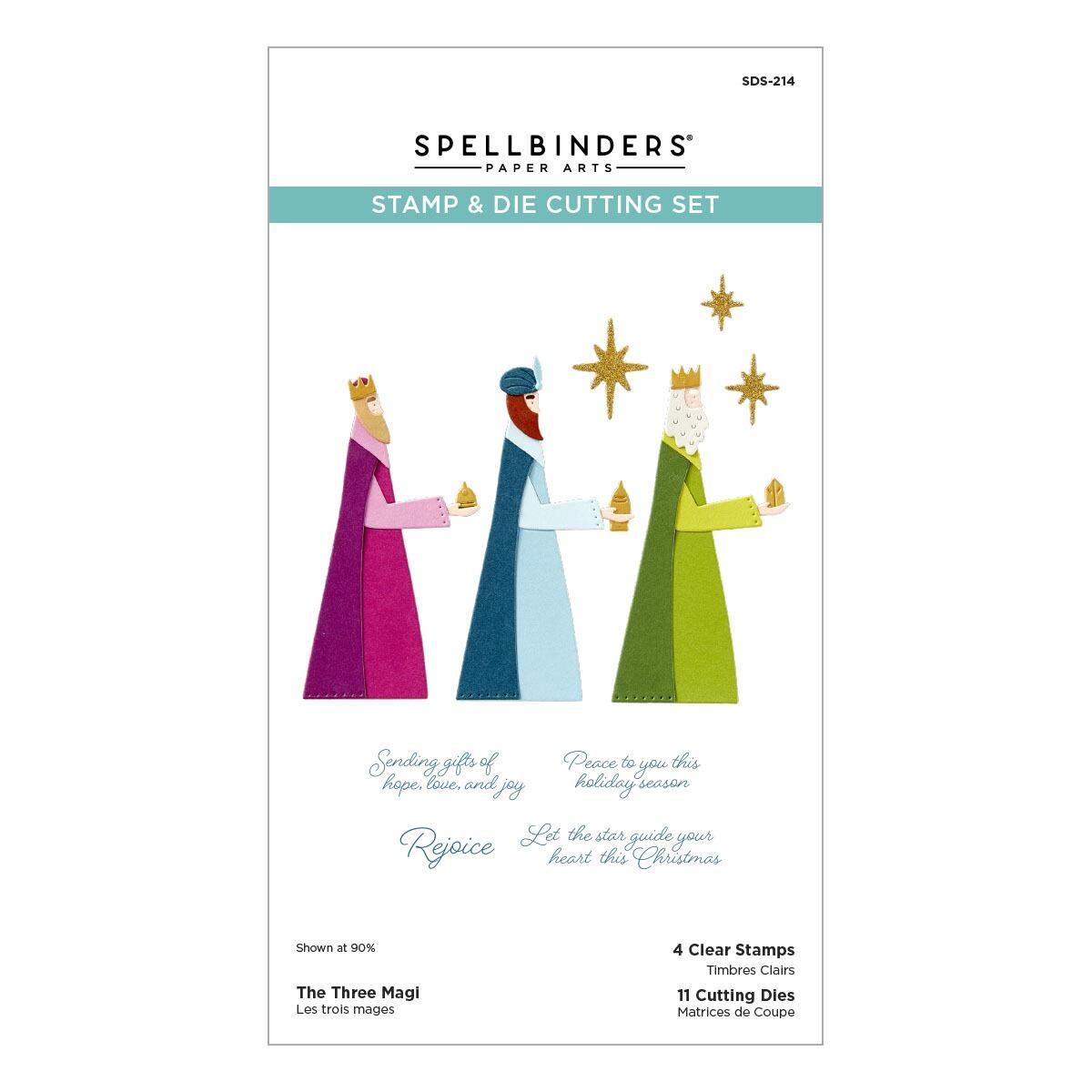 Spellbinders The Three Magi Stamp & Die Set - CraftSource Market: Craft Supplies & Kits Spellbinders > Stamps > Christmas > Craft Stamp Set