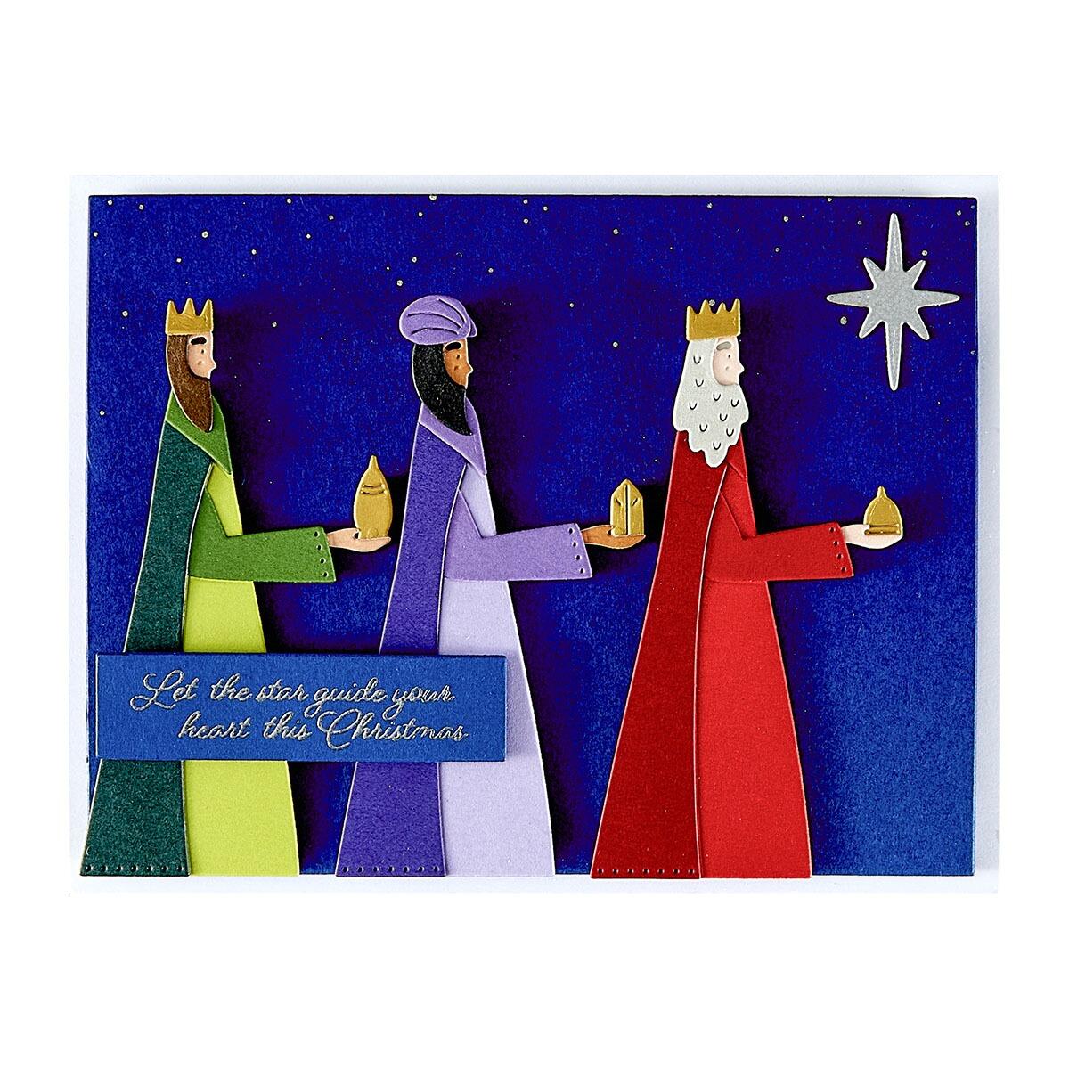 Spellbinders The Three Magi Stamp & Die Set - CraftSource Market: Craft Supplies & Kits Spellbinders > Stamps > Christmas > Craft Stamp Set