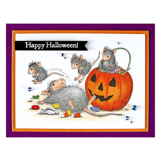 Spellbinders Trick or Treat! Cling Rubber Stamp Set - CraftSource Market: Craft Supplies & Kits Spellbinders > Stamps > Christmas > Craft Stamp Set