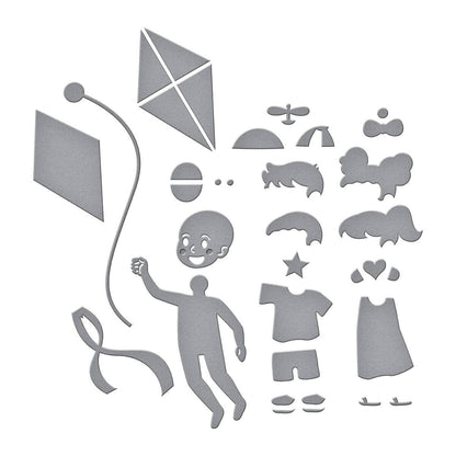 Spellbinders Up and Away Die Set - CraftSource Market: Craft Supplies & Kits Spellbinders > Stencils > General > Craft Stencil