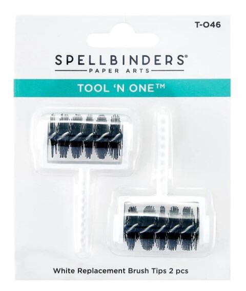 Spellbinders White Tool 'n One Replacement Brush Tips - CraftSource Market: Craft Supplies & Kits Spellbinders > Dies > General > Craft Die Set