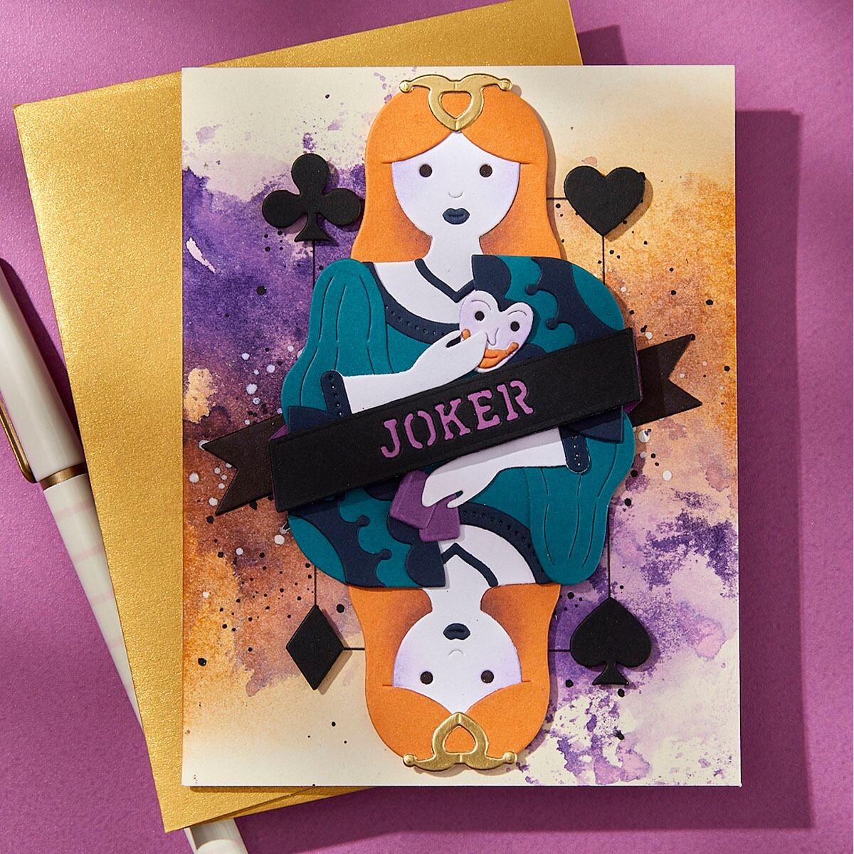 Spellbinders Wild Joker Die Set from the Wild Joker by Jaycee Gaspar - CraftSource Market: Craft Supplies & Kits Spellbinders > Dies > General > Craft Die Set
