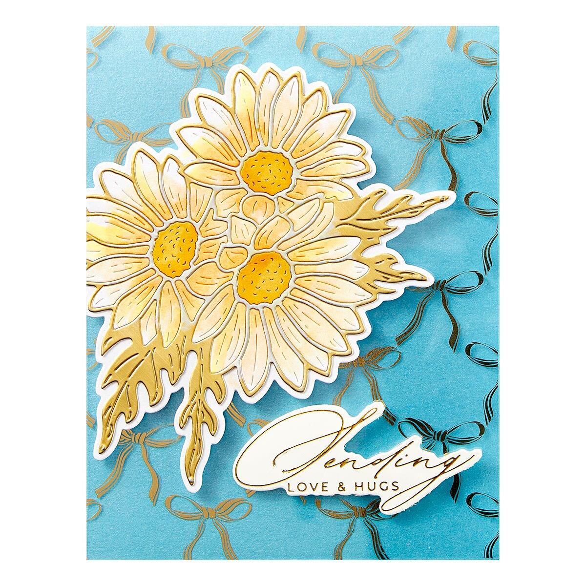 Spellbinders Yana's Daisies Die Set - CraftSource Market: Craft Supplies & Kits Spellbinders > Letterpress > Floral > Craft Press Plate