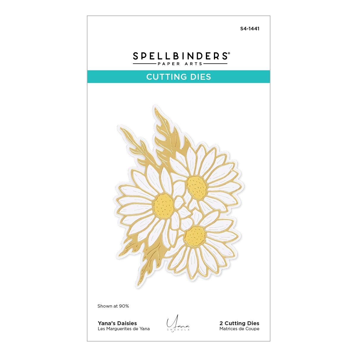 Spellbinders Yana's Daisies Die Set - CraftSource Market: Craft Supplies & Kits Spellbinders > Letterpress > Floral > Craft Press Plate