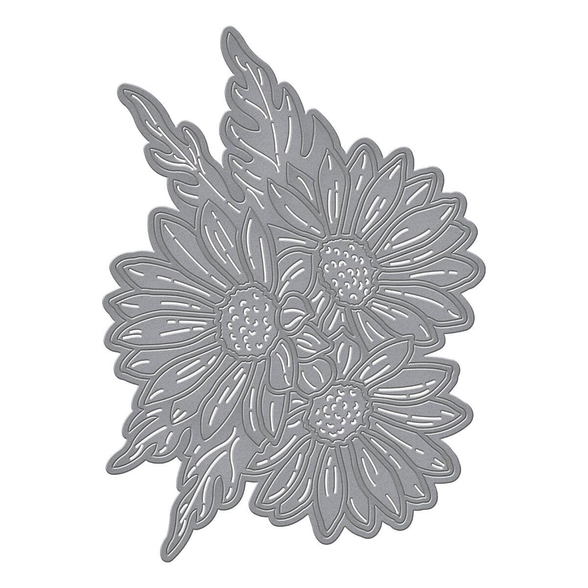 Spellbinders Yana's Daisies Die Set - CraftSource Market: Craft Supplies & Kits Spellbinders > Letterpress > Floral > Craft Press Plate