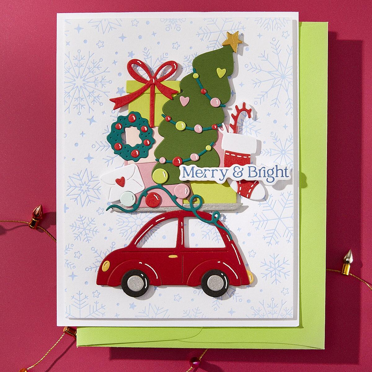 Spellbinders Yuletide Ride Die Set - CraftSource Market: Craft Supplies & Kits Spellbinders > Dies > Christmas > Craft Die Set