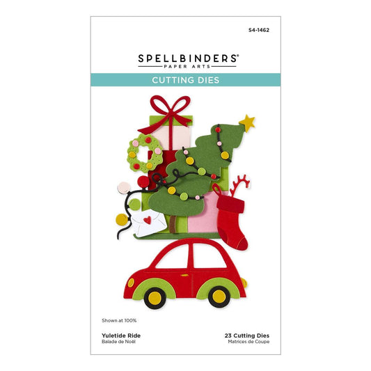 Spellbinders Yuletide Ride Die Set - CraftSource Market: Craft Supplies & Kits Spellbinders > Dies > Christmas > Craft Die Set