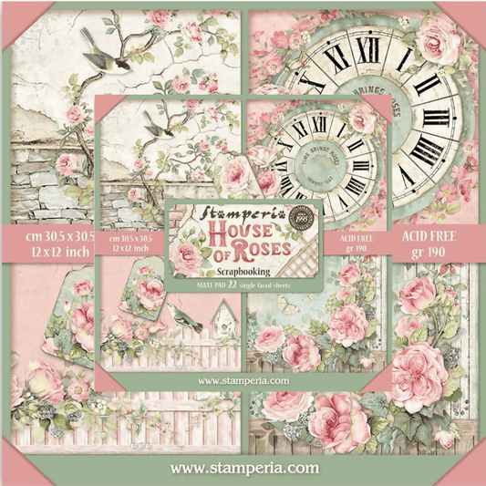 Stamperia House of Roses Memory Book Kit - CraftSource Market: Craft Supplies & Kits