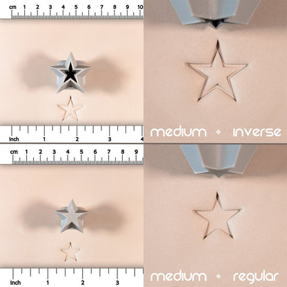 Star Stamps - Five-Sided Stars