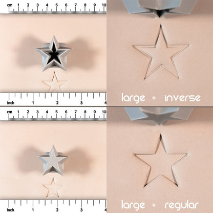 Star Stamps - Five-Sided Stars