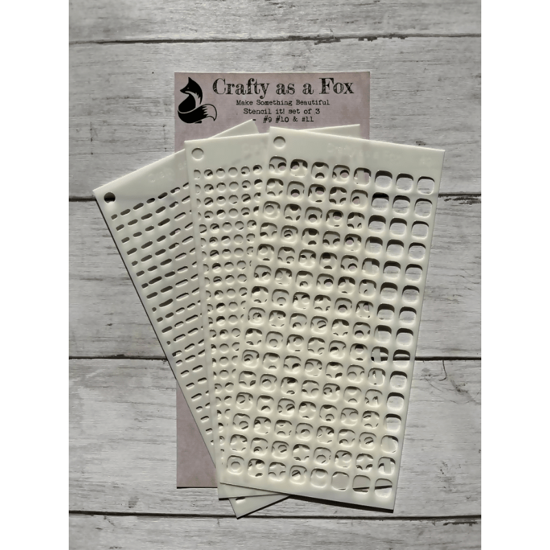 Stencil It! Set of 3 Geometric Layers - CraftSource Market: Craft Supplies & Kits Papercraft > Stencils