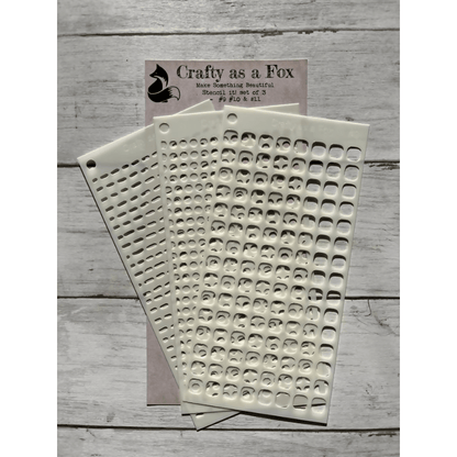 Stencil It! Set of 3 Geometric Layers - CraftSource Market: Craft Supplies & Kits Papercraft > Stencils
