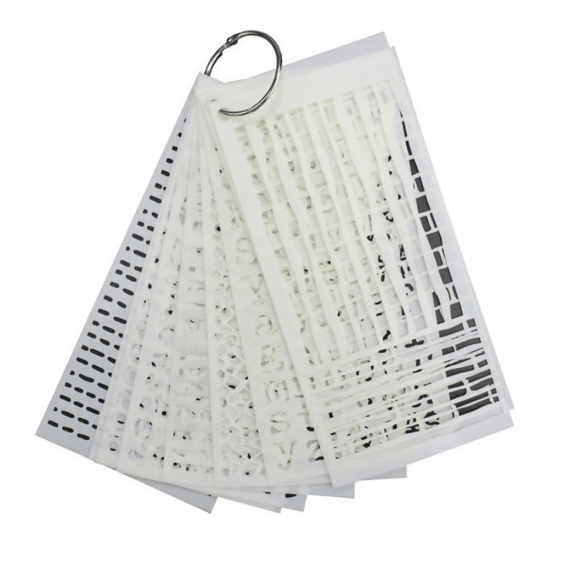 Stencil Set With Free Bonding Ring - CraftSource Market: Craft Supplies & Kits Papercraft > Stencils