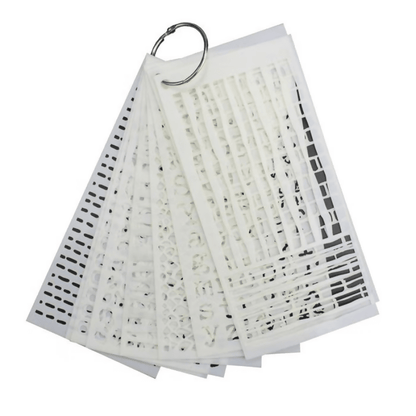 Stencil Set With Free Bonding Ring - CraftSource Market: Craft Supplies & Kits Papercraft > Stencils