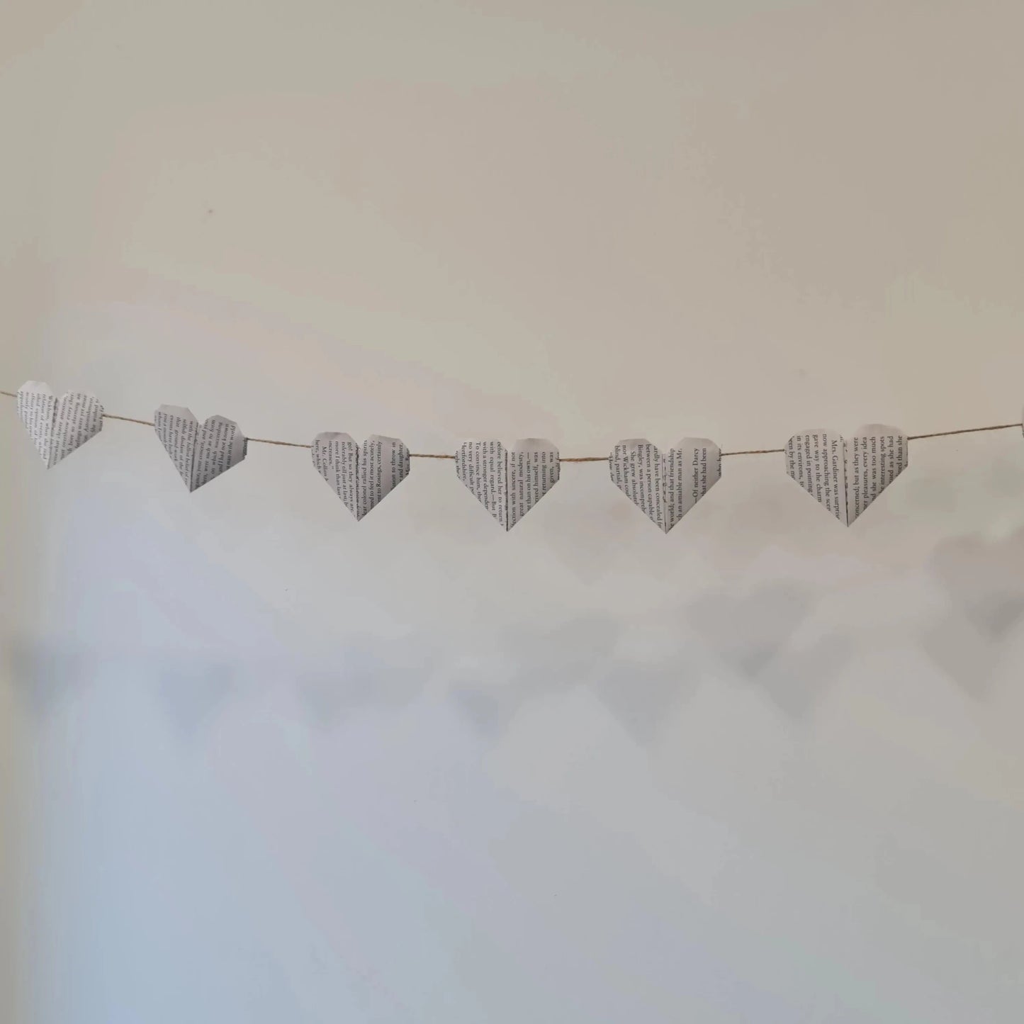 String of Recycled Paper Heart Bunting Kit - CraftSource Market: Craft Supplies & Kits Papercraft > Origami Kits > Beginner