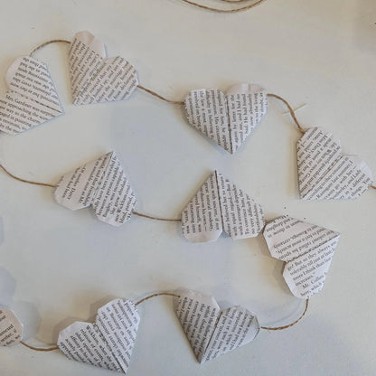 String of Recycled Paper Heart Bunting Kit - CraftSource Market: Craft Supplies & Kits Papercraft > Origami Kits > Beginner