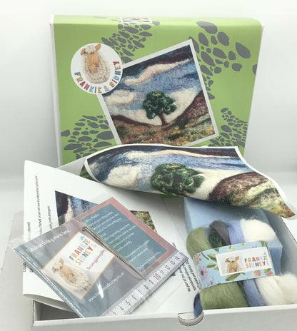 Sycamore Gap Needle Felting Picture Kit - CraftSource Market: Craft Supplies & Kits Needle Felting