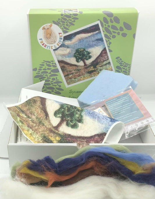 Sycamore Gap Needle Felting Picture Kit - CraftSource Market: Craft Supplies & Kits Needle Felting