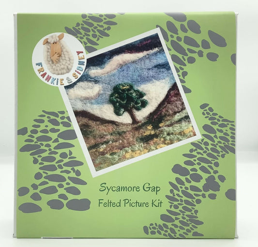 Sycamore Gap Needle Felting Picture Kit - CraftSource Market: Craft Supplies & Kits Needle Felting