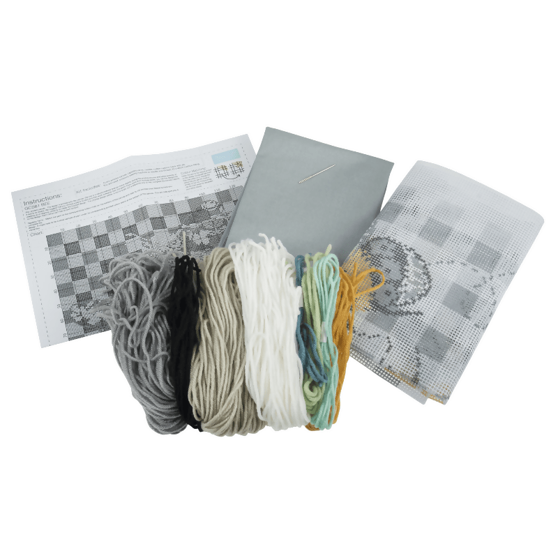 Trimits Bees Half Stitch Cushion Kit - CraftSource Market: Craft Supplies & Kits Embroidery and Cross Stitch