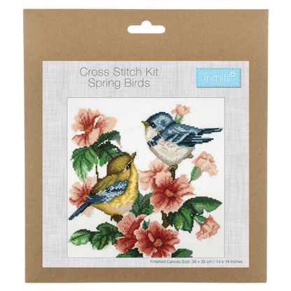 Trimits Bird Large Cross Stitch Kit - CraftSource Market: Craft Supplies & Kits Embroidery and Cross Stitch