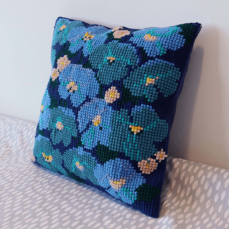 Trimits Cushion Modern Floral Cross Stitch Kit - CraftSource Market: Craft Supplies & Kits Embroidery and Cross Stitch