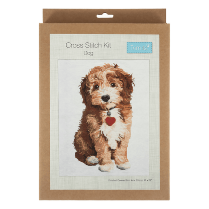 Trimits Dog XL Cross Stitch Kit - CraftSource Market: Craft Supplies & Kits Embroidery and Cross Stitch