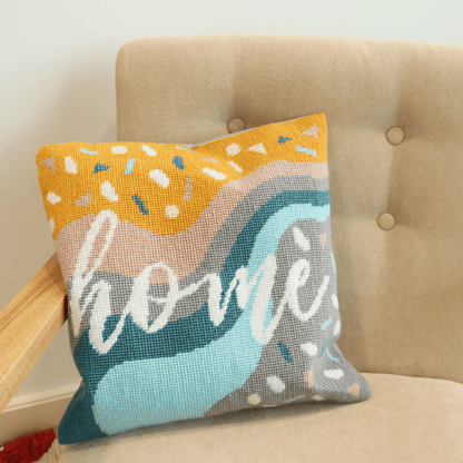 Trimits Home Half Stitch Cushion Kit - CraftSource Market: Craft Supplies & Kits Embroidery and Cross Stitch