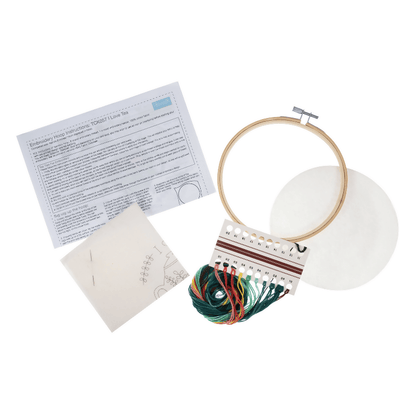 Trimits I Love Tea Embroidery Hoop Kit - CraftSource Market: Craft Supplies & Kits Embroidery and Cross Stitch