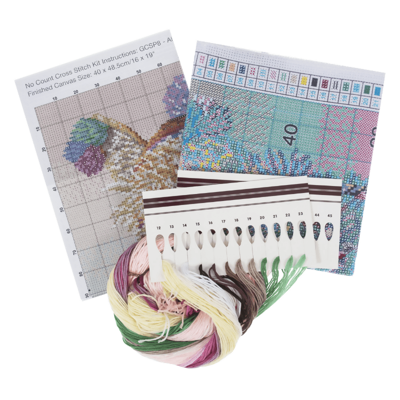 Trimits Large Alpaca Cross Stitch Kit - CraftSource Market: Craft Supplies & Kits Embroidery and Cross Stitch