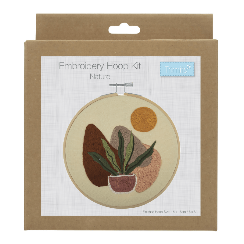 Trimits Nature Embroidery Hoop Kit - CraftSource Market: Craft Supplies & Kits Embroidery and Cross Stitch