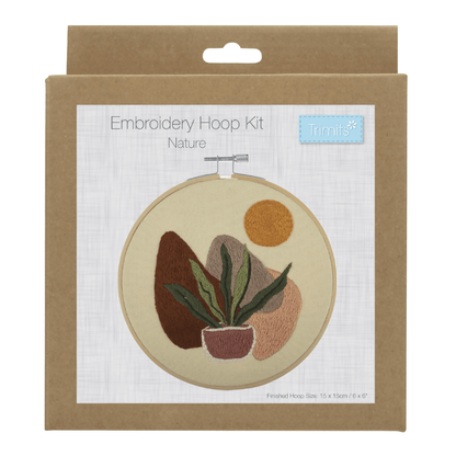 Trimits Nature Embroidery Hoop Kit - CraftSource Market: Craft Supplies & Kits Embroidery and Cross Stitch