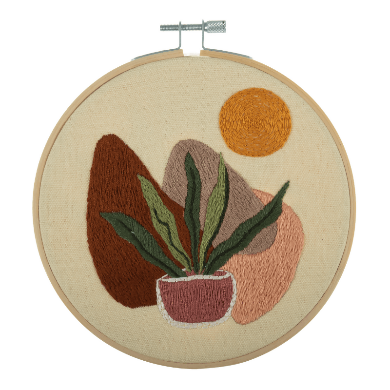 Trimits Nature Embroidery Hoop Kit - CraftSource Market: Craft Supplies & Kits Embroidery and Cross Stitch
