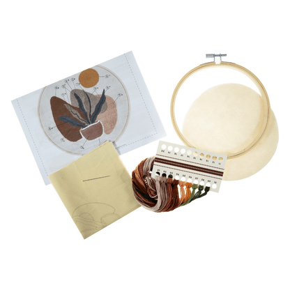 Trimits Nature Embroidery Hoop Kit - CraftSource Market: Craft Supplies & Kits Embroidery and Cross Stitch
