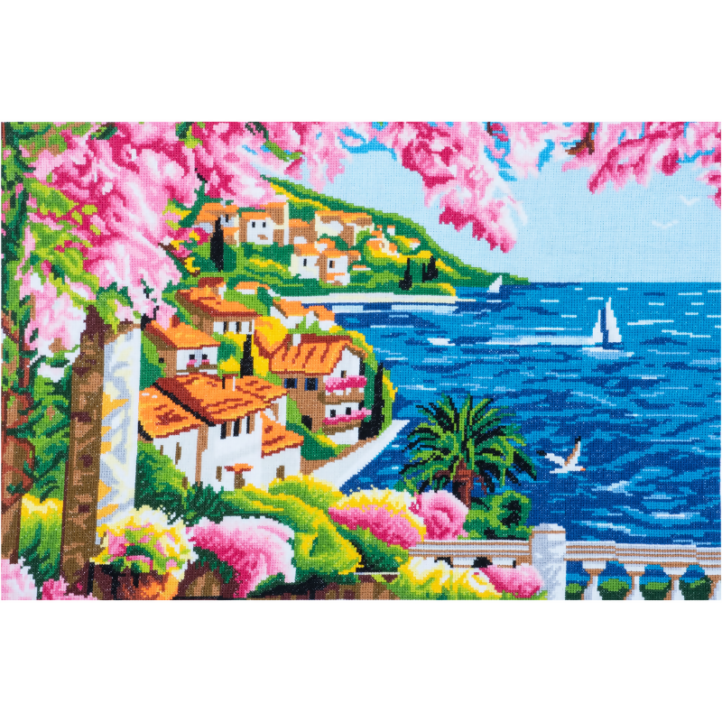 Trimits Riviera XL Cross Stitch Kit - CraftSource Market: Craft Supplies & Kits Embroidery and Cross Stitch