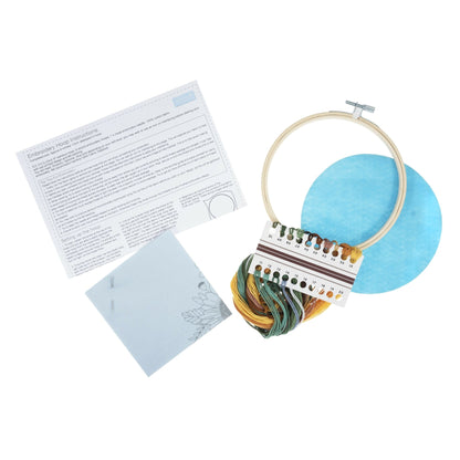 Trimits Sunflower Embroidery Kit - CraftSource Market: Craft Supplies & Kits