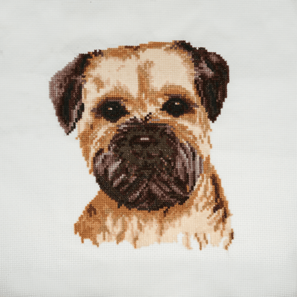 Trimits Terrier Large Cross Stitch Kit - CraftSource Market: Craft Supplies & Kits Embroidery and Cross Stitch