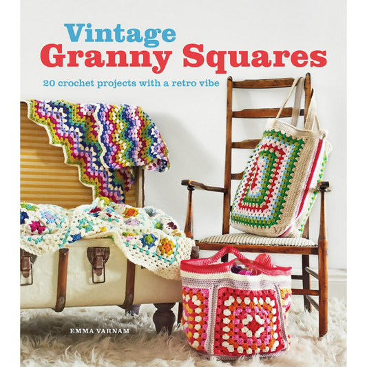 Vintage Granny Squares: 20 Crochet Projects with a Retro Vibe - CraftSource Market: Craft Supplies & Kits Paperback