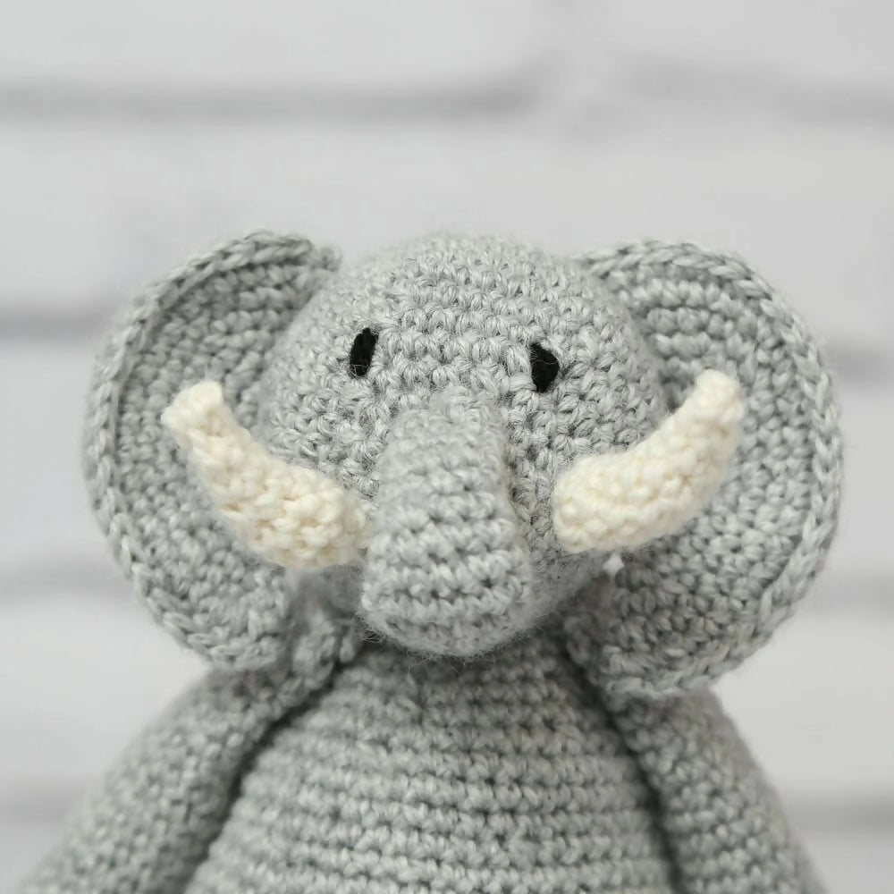 Wool Couture Roy Elephant Crochet Kit - CraftSource Market: Craft Supplies & Kits
