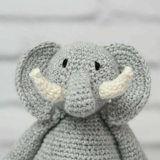 Wool Couture Roy Elephant Crochet Kit - CraftSource Market: Craft Supplies & Kits