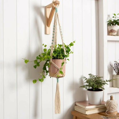 Wool Couture Two Sisters Plant Hanger Macrame Kit - CraftSource Market: Craft Supplies & Kits